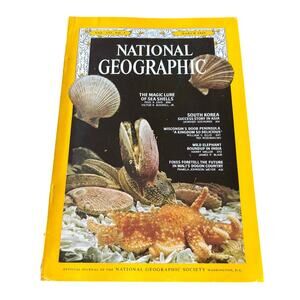 National Geographic March 1969 Sea Shells South Korea Wild Elephant
